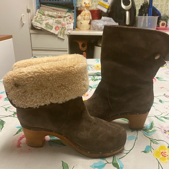 Ugg Shoes | Ugg Suede
Shearling Clog Boots Sz 8 - Picture 7 of 7